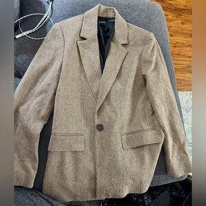 Zara Women Brown Blazer